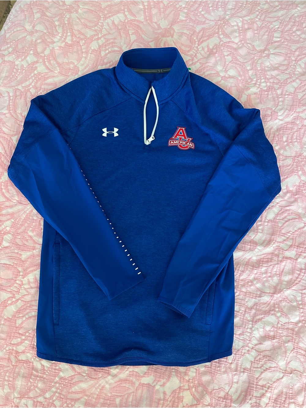 Under Armour Royal Blue Men's Quarter-Zip Pullover
